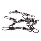 fishing hooks 4 Size 100pcs/Pack Fishing Connector Pin Bearing Rolling Swivel Snap Fastlock Clips Fishhook Fishing Tackle Accessories angling hooks(10)
