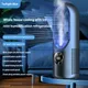 Hogar Condizionatore d'aria portatile Ventilatore elettrico Dispositivo di raffreddamento USB Senza lama 6 velocità Condizionatore d'aria temporizzato silenzioso Umidificatore di raffreddamento