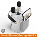 Potente altoparlante Bluetooth Karaoke con microfono Sound Box portatile Musica Subwoofer wireless Macchina Caixa De Som ad alta potenza