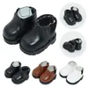 10 cm/20 cm Baumwolle Puppe Leder Schuhe Kleidung Puppen Casual Wear Schuhe Mode Leder Stiefel DIY Puppe Geschenk spielzeug