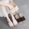 Spitze Casual Hausschuhe Frauen Hause Flache Hanf Elegante Designer Schuhe Damen Frühling Sommer Indoor Mode Schuhe 2025, Große Größe