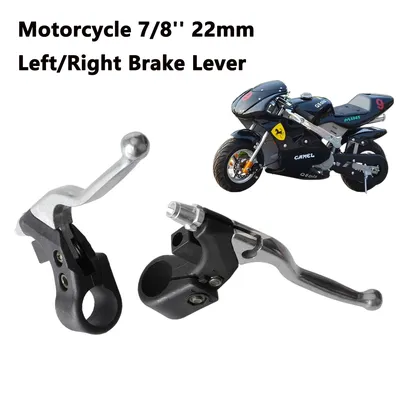 1 Paar Motorrad 7/8 ''22mm linker/rechter Bremshebel für 47cc 49cc 2-Takt Tasche Dirt Bike Moped Gas Scooter Mini Moto Teile