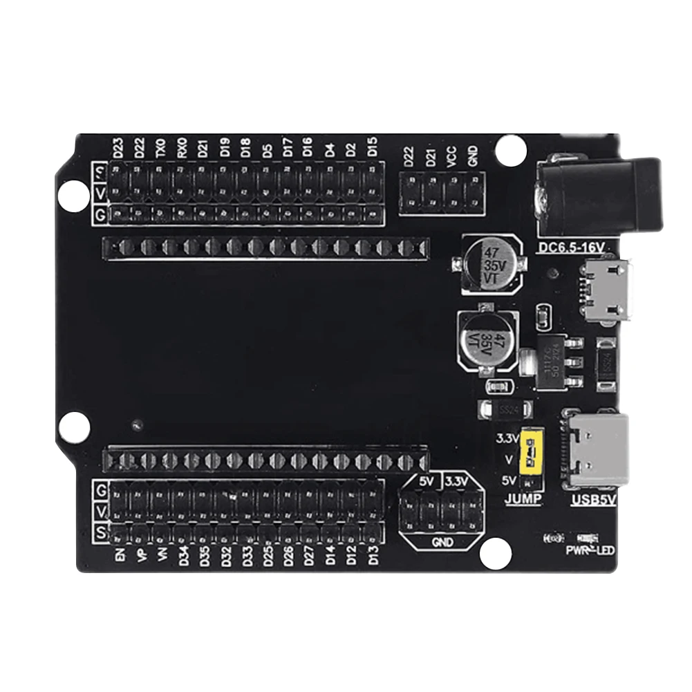ESP32-Erweiterungsplatine ESP-WROOM-32 ESP32-DevKitC-32 30Pin Entwicklungsmodul Grafikprogrammierung GPIO-Verteilerplatine Image