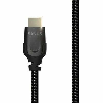 SANUS 1 Meter Premium High Speed HDMI Cable Supports up to 4K 60Hz - 3.28 ft HDMI A/V Cable for Home Theater System, Audio/Video Device, Blu-ray Player, Gaming Console, HDTV, Projector, Display