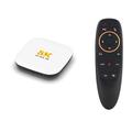 Smart TV Box Android 14 H96 Max M2 Plus Rockchip RK3528 1000 M LAN Wi-Fi 6 Bluetooth 5.4 8K 4K BT con telecomando vocale e giroscopio, set-top box e lettore multimediale