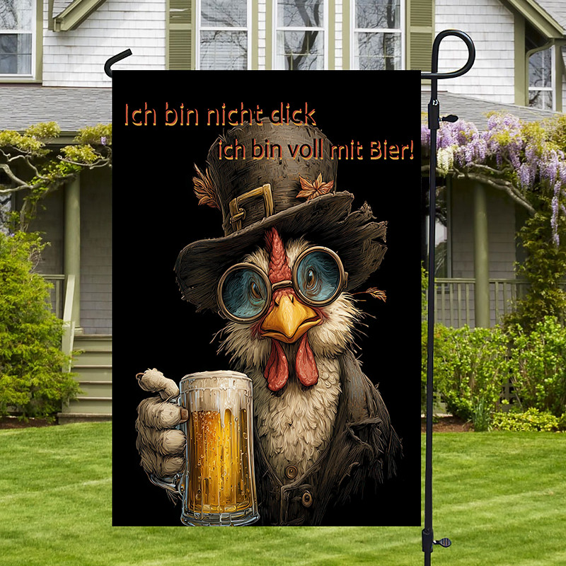 Oktoberfest Garden Flag Yard Flags, Small Garden Flags for Outside, Outdoor Flags, Holiday Garden Flags for All Seasons