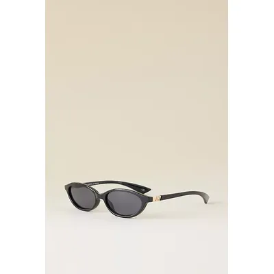 Le Specs Duskfall Oval Sunglasses