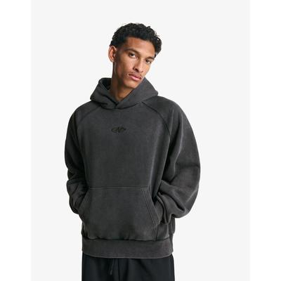 Bershka Boxy Fit Hoodie Men Xl Grey