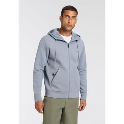 Kapuzensweatjacke BOSS GREEN "Saggy", Herren, Gr. XXL, dunkelgrau026, Sweatware, Obermaterial: 95% Baumwolle, 5% Elasthan, casual, regular fit hüftlang, hoch geschlossener Ausschnitt, Langarm weit elastischer Bund, Sweatjacken, mit BOSS Aufdruck Image