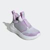 Slip-On Sneaker ADIDAS SPORTSWEAR "TENSAUR COMFORT KIDS", Gr. 35, cloud weiß, lime burst, powder plum, Textil, Synthetik, sportlich, Schuhe