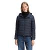 Steppjacke TOM TAILOR DENIM, Damen, Gr. XS (34), blau (sky captain blau), Steppware, Obermaterial: 100% Polyester. Futter: 100% Polyester, casual, regular fit taillenbedeckt, ohne Ausschnitt, Langarm, Jacken, mit Kapuze