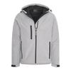 Softshell Hood Jacket Grijs von Cappuccino Italia in der farbe Grau und in größe M.