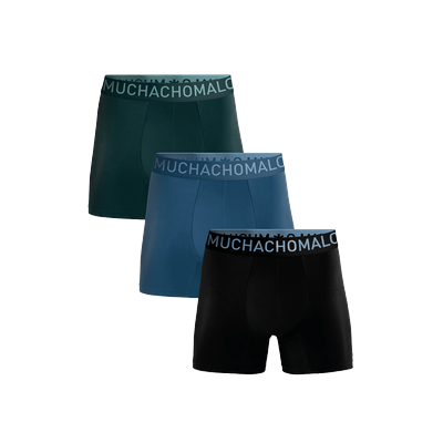 Muchachomalo Herren Bambus Boxer Shorts - 3er Pack - Herren Unterwäsche Image