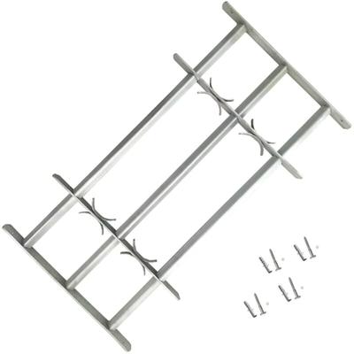 Fenstergitter Verstellbar mit 3 Querstäben 1000-1500 mm vidaXL696686 Image