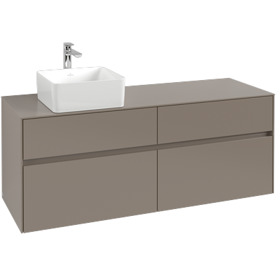 Villeroy & Boch Waschtischunterschrank Collaro C046B0 1400x548x500mm m. Bel. 4 Ausz. Waschtisch li V C046B0VL Image