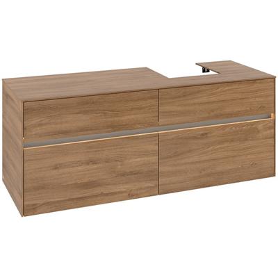 Villeroy & Boch Waschtischunterschrank Collaro C102B0 1400x548x500mm mit Beleuchtung Kansas Oak C102B0RH Image