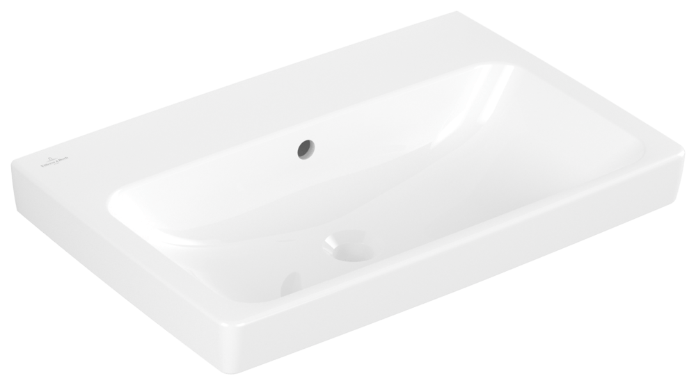 Villeroy & Boch Waschtisch Architectura 650x445mm, mit Überlauf Unterseite geschl. we Alpin AB cplu 4A87KJT2 Image