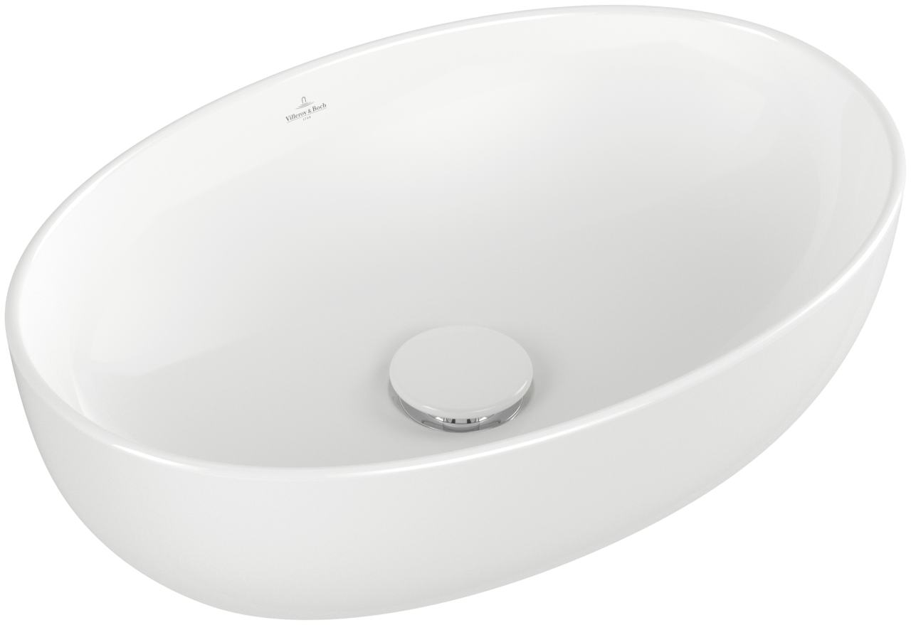 Villeroy & Boch Aufsatzwaschbecken Artis 480x325mm Oval ohne Überlauf Powder 438848BCT0 Image