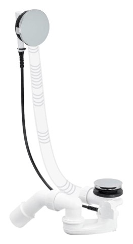 Villeroy & Boch Multiplex Ab- und Überlaufkombination U909604 200x315x130mm Verchromt U90960461 Image