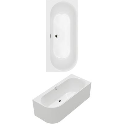 Villeroy & Boch Vorwand-Badewanne Oberon 2.1 1800x800x620mm Vorwand-Badewanne rechte Ausführung Ston 180OBN9CR00VDRW Image
