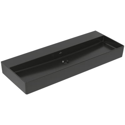 Villeroy & Boch Waschtisch Memento 2.0 1200x470mm, ohne Überlauf Unterseite geschl. Pure Black cplu 4A22CFR7 Image