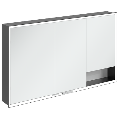 Villeroy & Boch Einbau-Spiegelschrank My View+ B48213 1300x750x167mm m. Bel. Brilliant White B48213VE Image