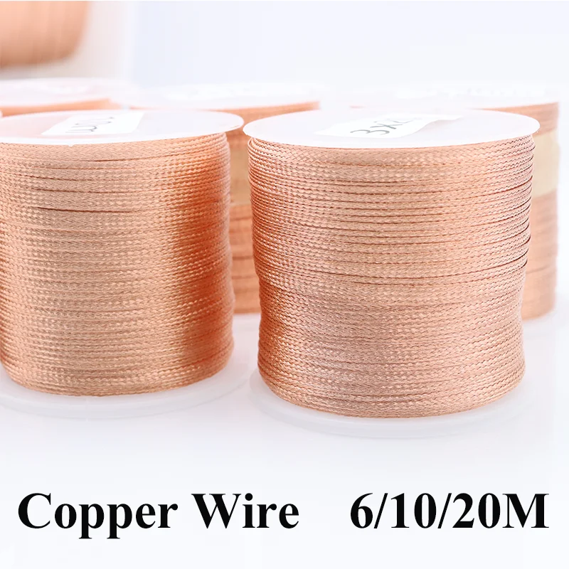 6M 10M 20M Entlötdocht Geflecht Kupferdraht Lötmittelentferner BGA Docht RoHs Kolophonium Flussmittel bleifreies Schweißen PCB Lötkolben Werkzeug Image