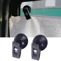 1 paio di clip per finestra interna per auto, clip per tappo di aspirazione nera, ventosa in plastica, supporto rimovibile per biglietto per asciugamani, tende parasole