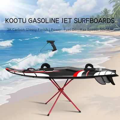 KOOTU Carbon Fiber Surfboards, CE ISO Certified Jet Fuel Surfboards, 109cc Gas Engine Light Power Surfboards, Jet Surfboards