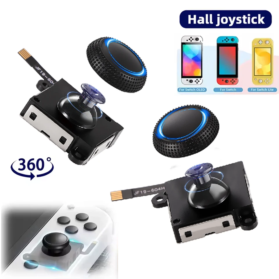 Hall Effect Joystick für Nintendo Switch/Lite/OLED Controller Thumb Stick 3D Analog Reparatur Teile Ersatz Zubehör Image