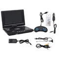 New-9.8 pollici portatile casa lettore DVD per auto VCD CD gioco lettore TV adattatore radio USB supporto ricezione radio FM-spina UE