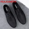 2025 Sommer Herren Casual Leder Loafer Männer Loafer Schuhe Mode Licht Weiß Schwarz Turnschuhe Slip-On Fahren Wohnungen Große größe 38-47