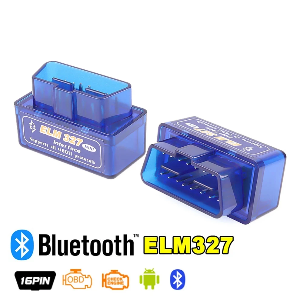 16 PIN Schnittstelle V2.1 ELM327 OBD2 Mini Code Reader Scan Tool Auto Scanner Für Android Diagnose-Tool OBDII OBD 2 für EINE Image
