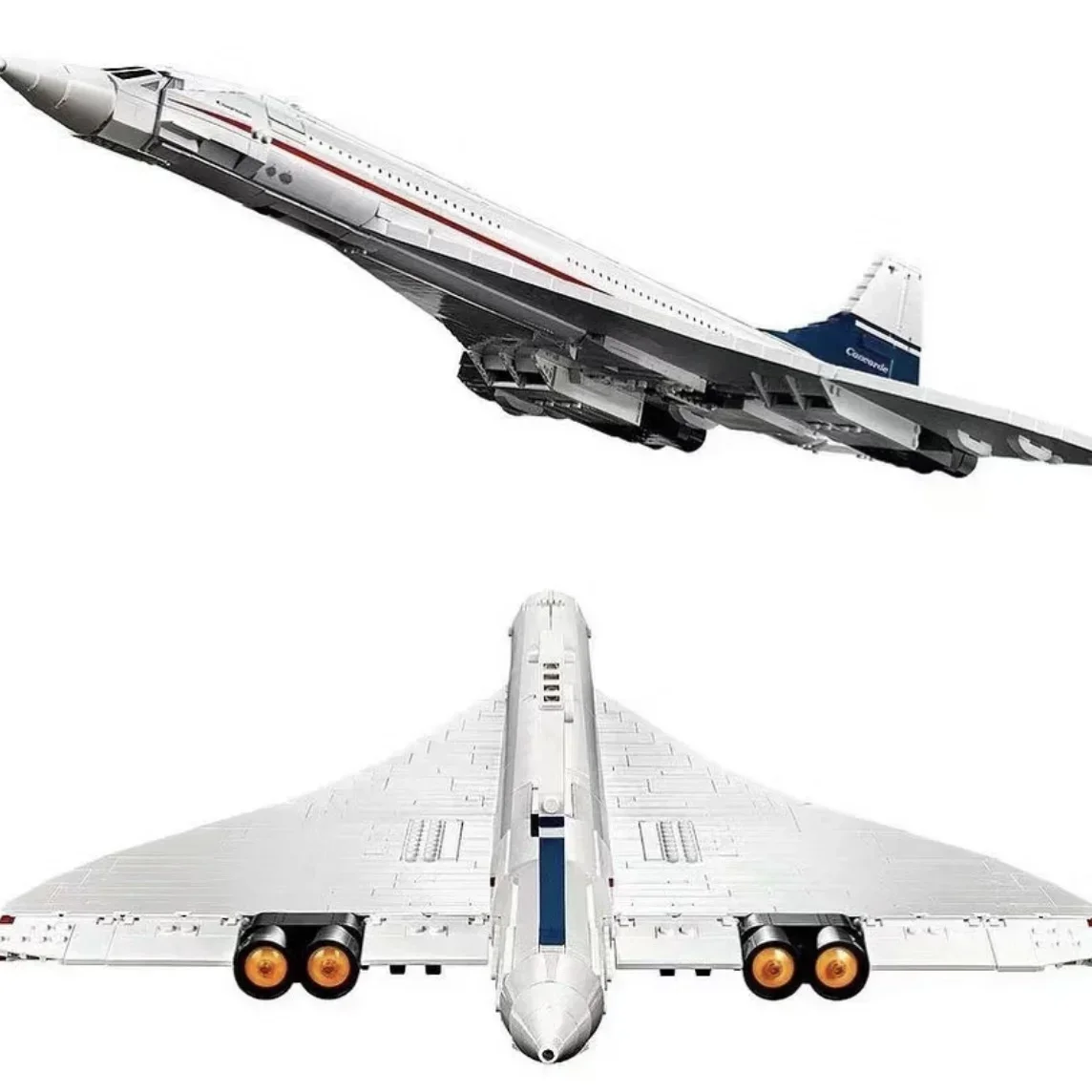 2083PCS Airbus Concorde Gebäude Kit Weltweit erste supersonische Verkehrsflugzeug Luftfahrt Space Shuttle Modell Spielzeug Kinder Vater Geschenke Image