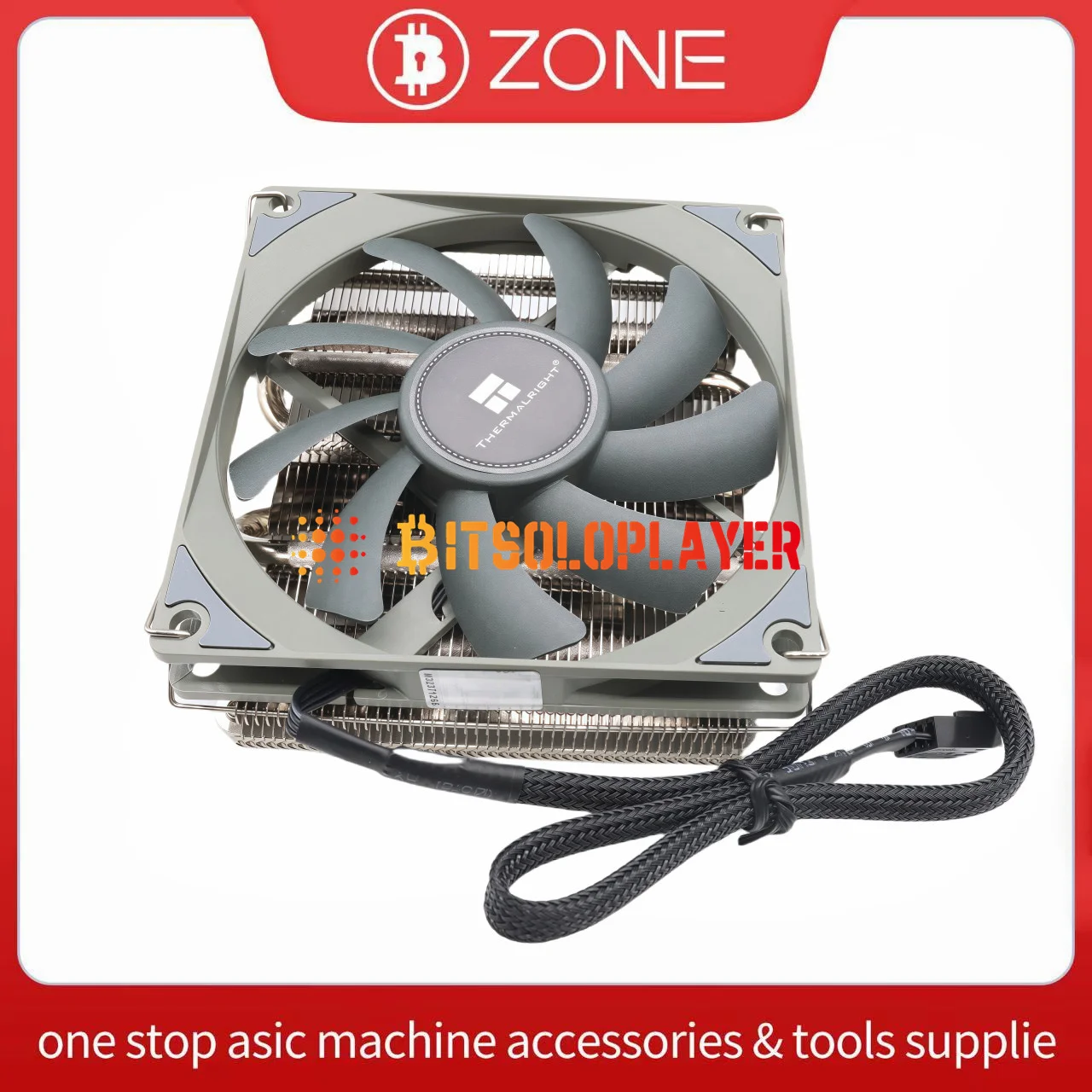 Lüfter-Kühler-Kit für NerdQaxe++ 4.8T Kühlkörper-Kit Open Source Bitcoin Miners Image