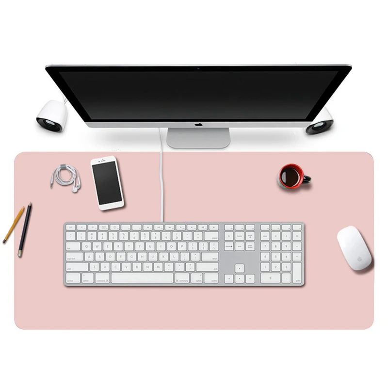 1pc Große Größe 600*300mm Büro Schreibtisch Schutz Matte PU Leder Wasserdichte Maus Pad Desktop Tastatur Schreibtisch pad Gaming Mousepad