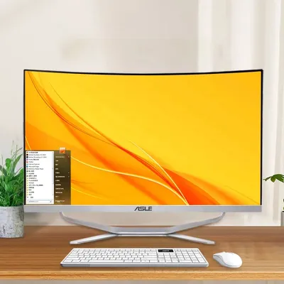 Heißer Verkauf Gaming-Desktop-Computer 24, 27, 32 Zoll in All-in-One-PC mit gebogenem Bildschirm, All-in-One-PC I7 I5 I3 AIO für Büro und Zuhause