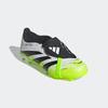Fußballschuh ADIDAS PERFORMANCE "PREDATOR LEAGUE MIT UMSCHLAGBARER ZUNGE HART- UND ASCHENPLÄTZE KINDER", Gr. 34, bunt (cloud weiß, core schwarz, lucid lemon), Synthetik, sportlich, Schuhe, geeignet für Rasen- und Kunstrasenplätze
