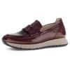 Slipper GABOR "FLORENZ", Damen, Gr. 38, rot (bordeaux), Lackleder, glänzend, modisch, Schuhe, Plateau, Schlupfschuh, Komfortschuh in Bequemweite G (= weit)