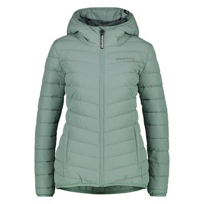 Winterjacke ALIFE & KICKIN "Damen RabeaAK A", Damen, Gr. S, blau (alpine frost), 100% Polyester, Jacken, Moderne Steppjacke mit gefütterter Kapuze in schmaler Passform Image