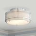 Possini Euro Design Double Organza 16" Wide Ceiling Light