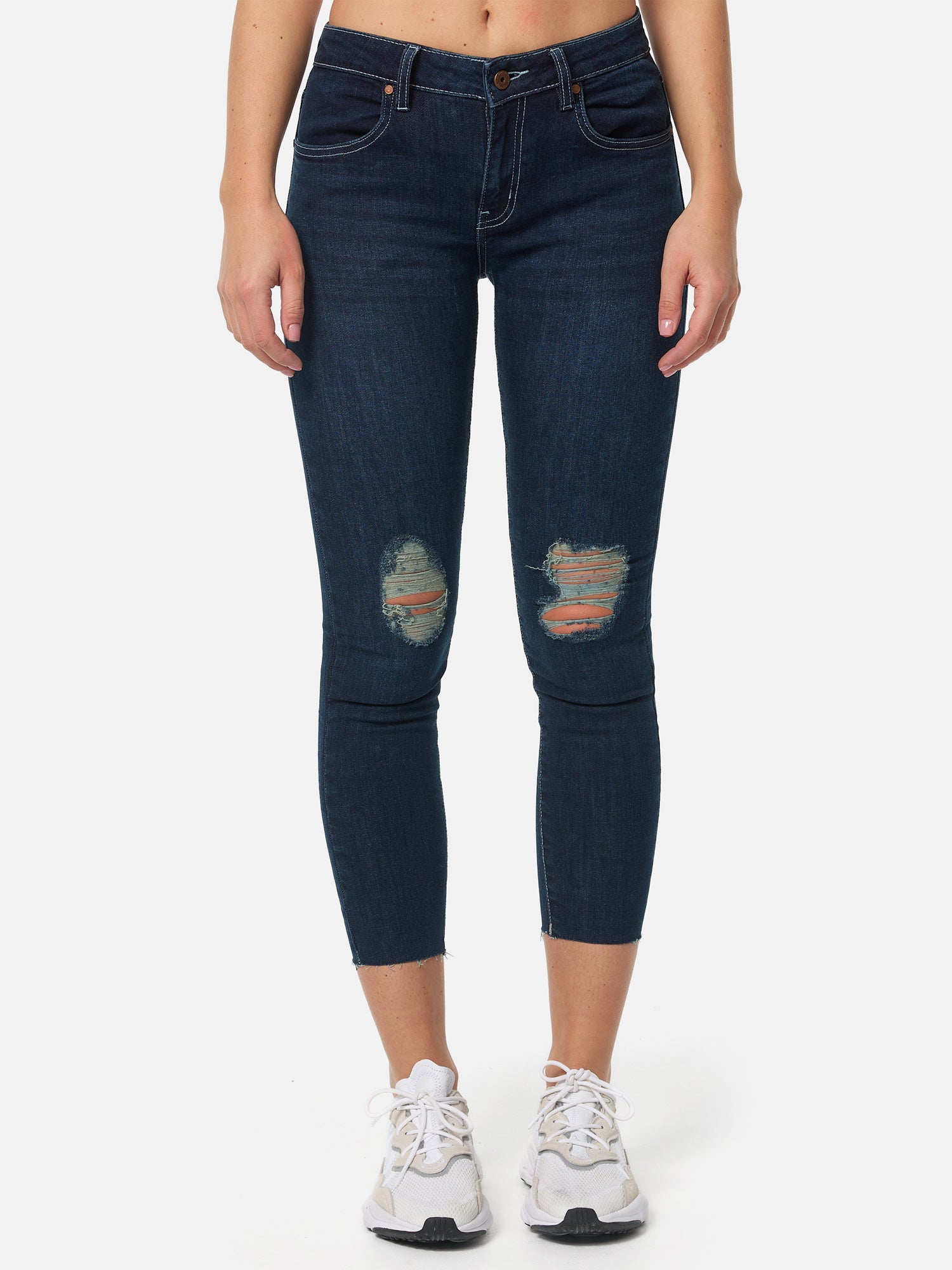 Tazzio Damen Skinny Fit Jeans Image