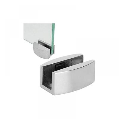 Cyslmuk - 2 Stück Führungen für Glasschiebetüren, Rollenführungen für Bodentüren aus Edelstahl, Image