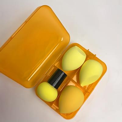 TEMU Mushroom Head + Beauty Sponge Makeup Set, Perfect Base Shape, Soft And Comfortable, -free Beauty Tool, Multi-functional, Cosmetic Applicator, Durable With Storage Box For And Portability Image