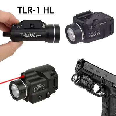 TLR-1 HL TLR1 TLR7 Streamlight Airsoft Weapons Light TLR8 For Pistol GLOCK 17 19 Fit 20mm Rail Hunting Strobe Flashlight