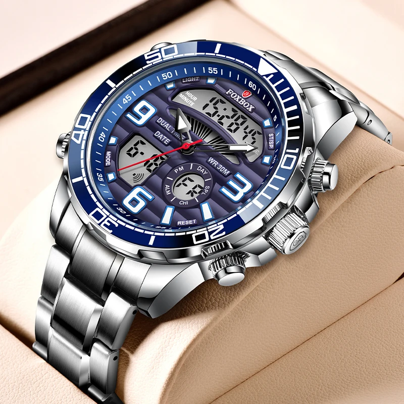 LIGE Business Uhr Männer Mode Militär Sport Wasserdichte Uhr Männer Casual Datum männer Quarz Armbanduhren Relogios Masculino + BOX Image