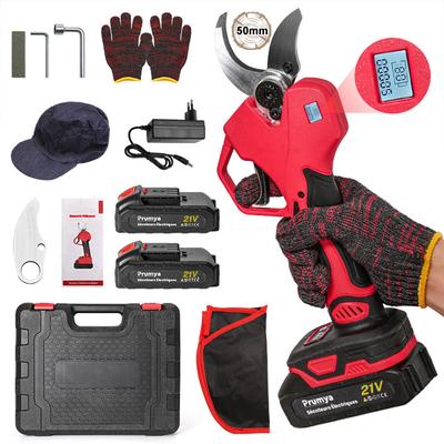 TEMU 1000w 50mm Electric Pruning Shears Brushless Cordless Pruner Shear Tree Branches Cutter Tool For Makita 18v Battery Image