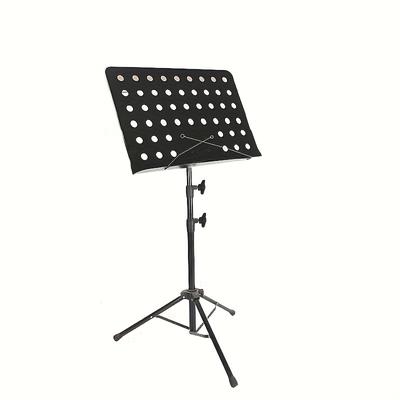 TEMU Adjustable & Foldable Music Stand - Durable Alloy, Black - Ideal For Guitar, Violin, Piano, Erhu & More