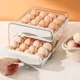 1pc Scatola di Immagazzinaggio Delle Uova Da Cucina Frigorifero di Plastica Fresca Tipo di Cassetto A 2 Strati di Grande Capacità di Stoccaggio Cucina di Casa Organizzatore Rack