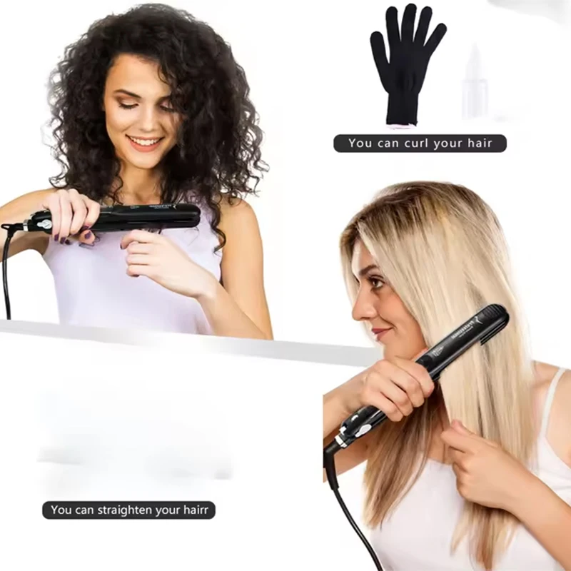 Pro elektrische Dampf Haar glätter Dampf Flacheisen beliebte Salon Keramik Turmalin Dampf Dampf Glätte isen Image